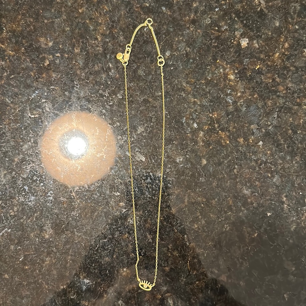 Madewell evil eye necklace